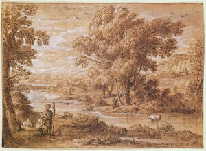 Berger et bergère - Claude Lorrain